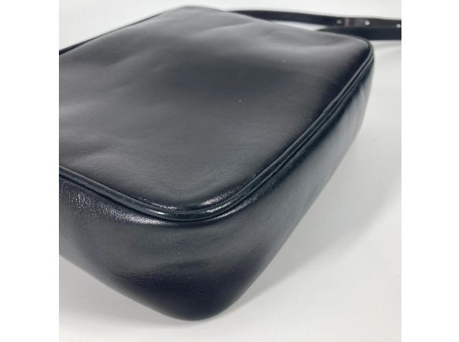 Céline Celine Vintage Carriage Hardware Tasche Schwarz - Ansicht 11