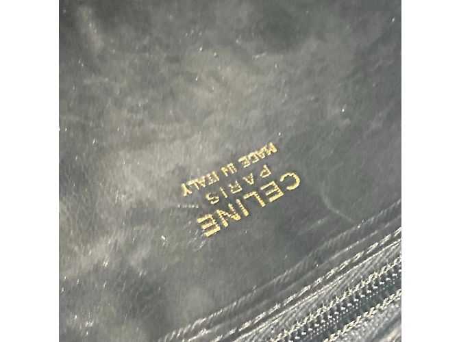Céline Celine Vintage Carriage Hardware Tasche Schwarz - Ansicht 13
