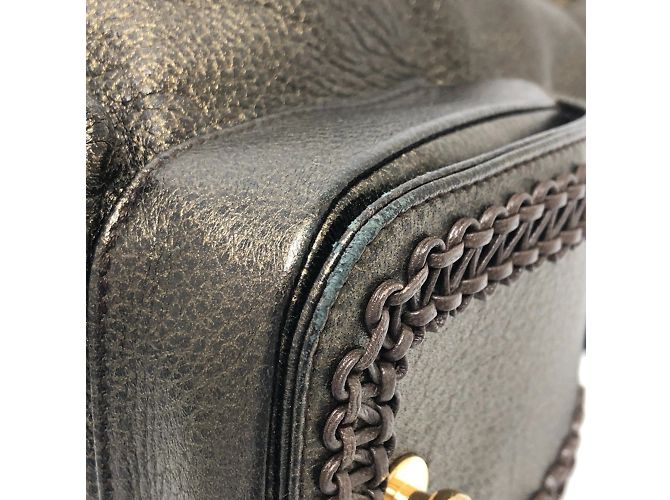 Bulgari Borsa Bvlgari Leoni 2WAY Bronzo - vista 10