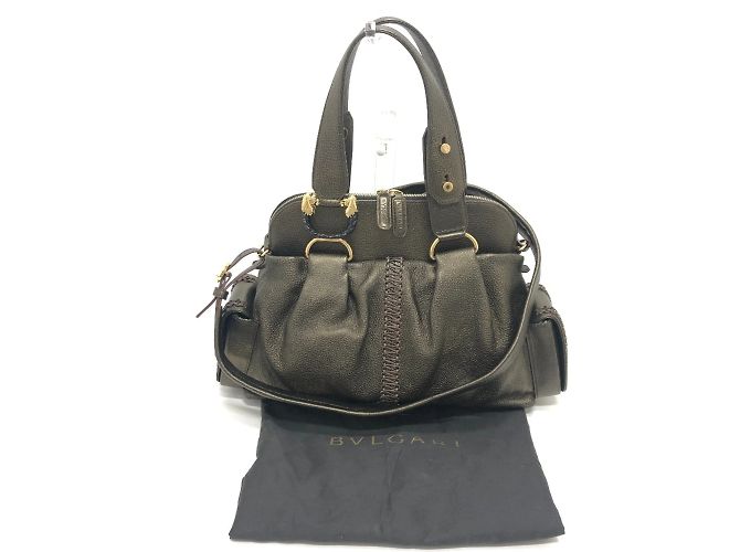 Bulgari Borsa Bvlgari Leoni 2WAY Bronzo - vista 18