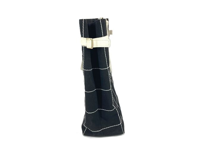 Bicolor Tote Bag Chanel CC Coco Mark Schwarz Weiß - Ansicht 3