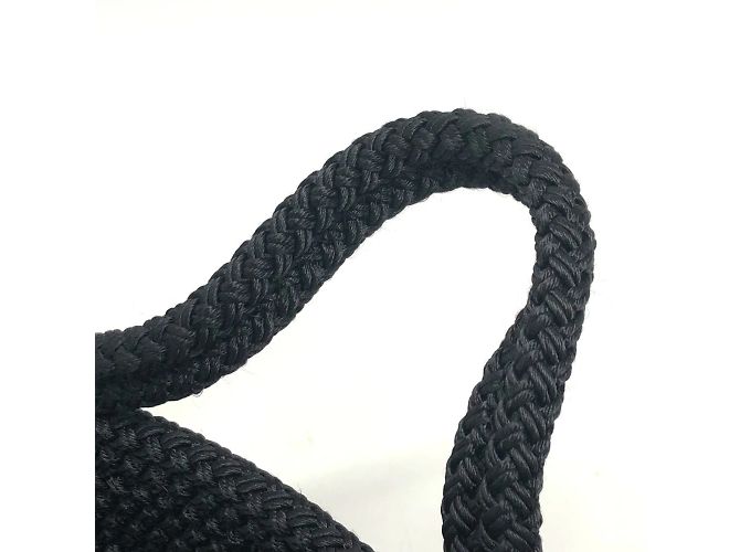 Borsa a spalla in nylon nero e pelle di agnello Balenciaga - vista 14