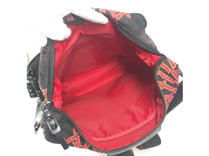 Zaino nero e rosso Christian Louboutin - vista 12