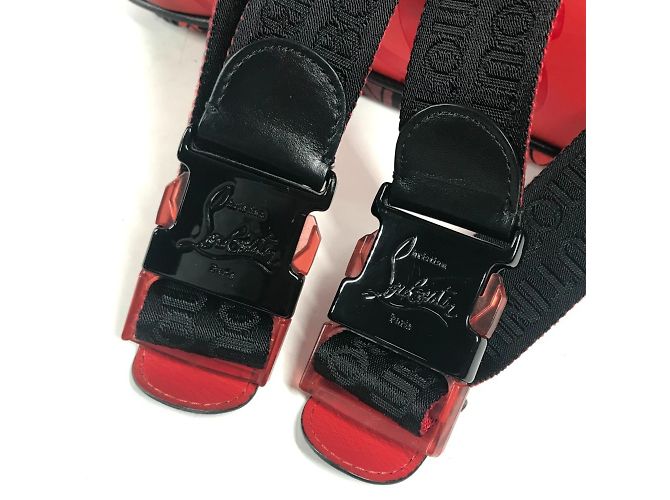Zaino nero e rosso Christian Louboutin - vista 15