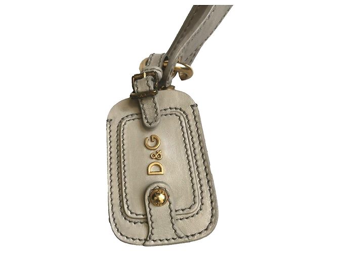 Dolce & Gabbana Victoria Borsa a Secchiello in Pelle Grigia Grigio - vista 13