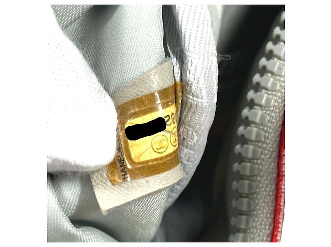 Mini borsa logo Sport Chanel Bianco Rosso - vista 12