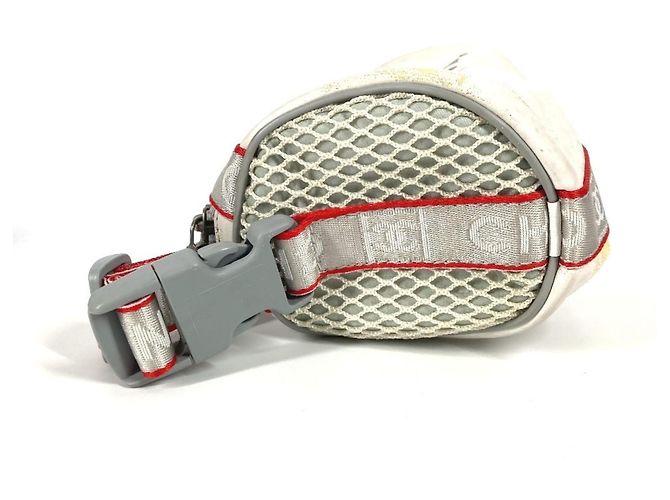 Mini borsa logo Sport Chanel Bianco Rosso - vista 3