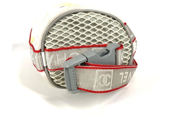 Mini borsa logo Sport Chanel Bianco Rosso - vista 4