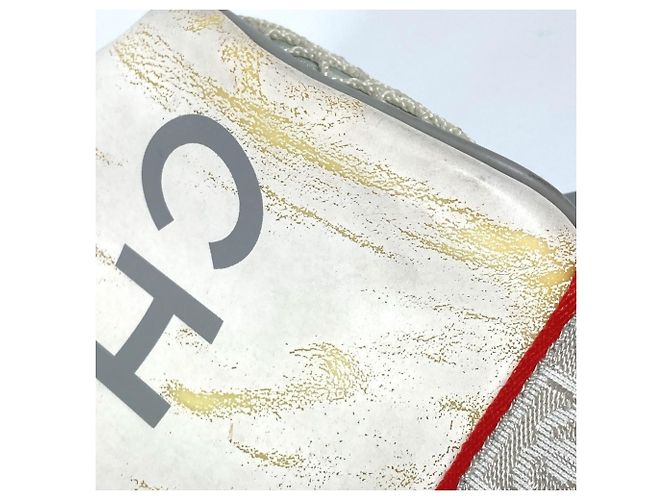 Mini borsa logo Sport Chanel Bianco Rosso - vista 6