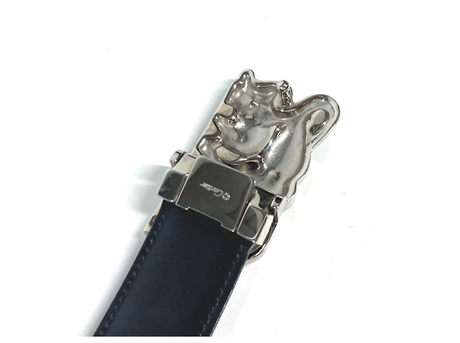 Cartier Elephant Buckle Leather Belt - view 7