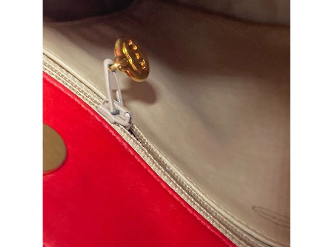 Borsa a catena matelassé Coco Ball Vintage di Chanel Rosso - vista 14