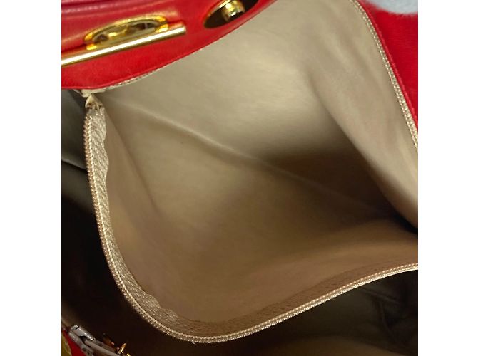 Borsa a catena matelassé Coco Ball Vintage di Chanel Rosso - vista 15