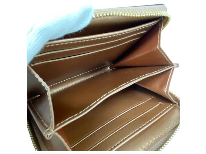 Monedero Monogram Vernis de Louis Vuitton Beige - vista 6