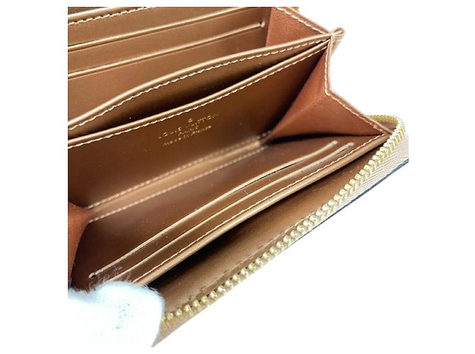 Monedero Monogram Vernis de Louis Vuitton Beige - vista 7