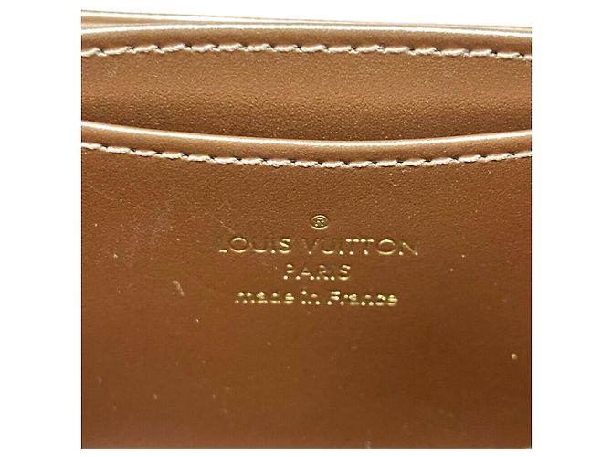 Monedero Monogram Vernis de Louis Vuitton Beige - vista 8