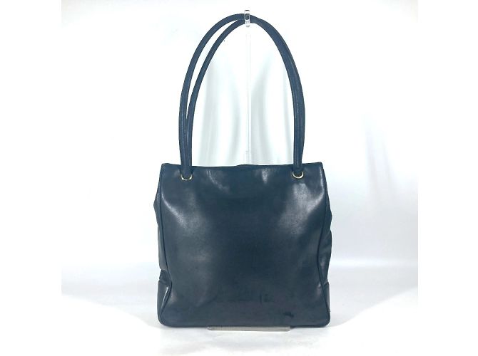 Timeless Chanel Vintage CC Coco Mark Schultertasche Marineblau - Ansicht 2