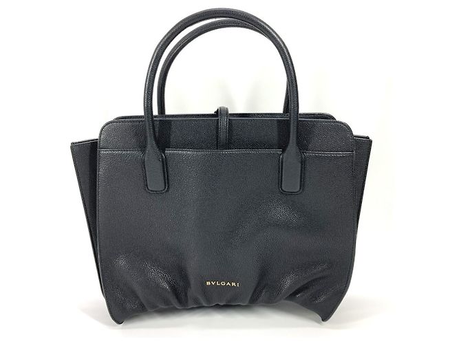 Bulgari Borsa Bvlgari Alba - Tote in pelle nera con tracolla Nero - vista 2