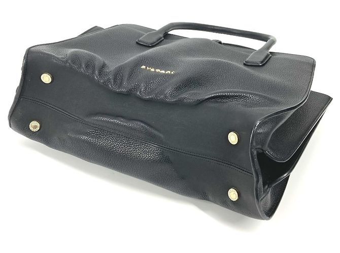 Bulgari Borsa Bvlgari Alba - Tote in pelle nera con tracolla Nero - vista 6
