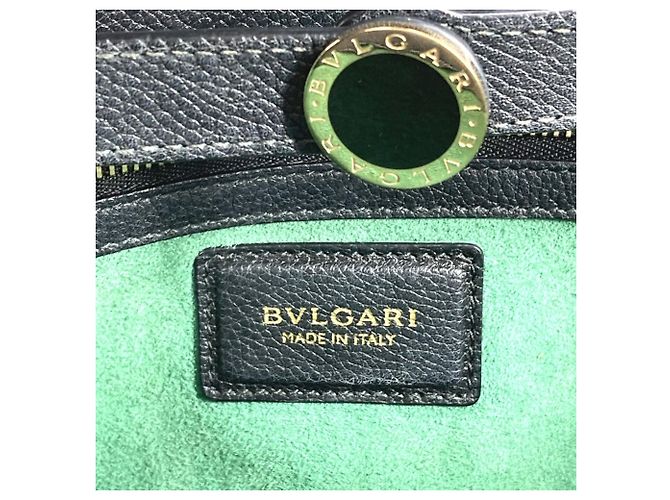 Bulgari Borsa Bvlgari Alba - Tote in pelle nera con tracolla Nero - vista 8