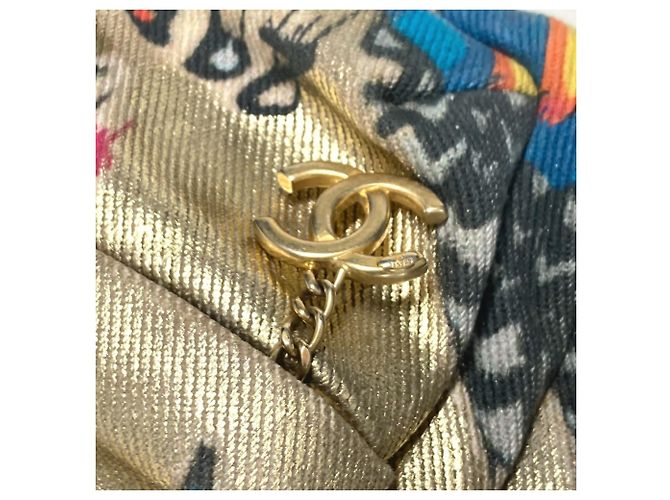 Chanel Coco Mark CC Logo Graffiti Rucksack Golden - Ansicht 11