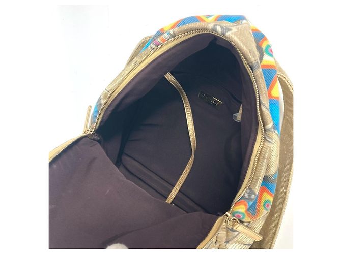 Chanel Coco Mark CC Logo Graffiti Rucksack Golden - Ansicht 12