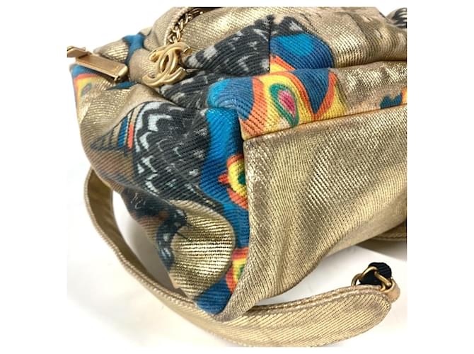 Chanel Coco Mark CC Logo Graffiti Rucksack Golden - Ansicht 6