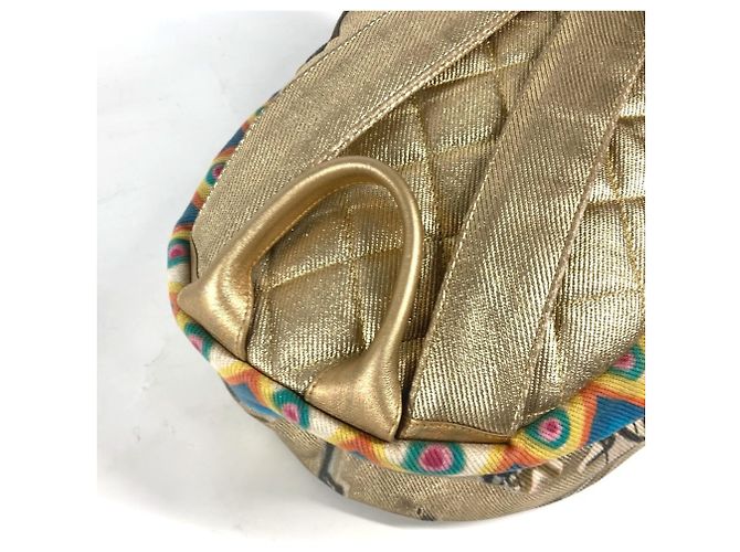 Chanel Coco Mark CC Logo Graffiti Rucksack Golden - Ansicht 9