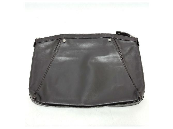 Bulgari Bolso de mano de cuero marrón Bvlgari Castaño - Ansicht 2