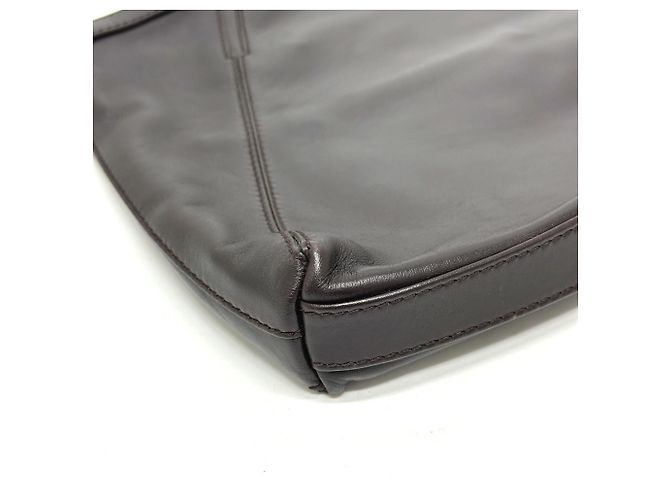 Bulgari Bolso de mano de cuero marrón Bvlgari Castaño - Ansicht 6