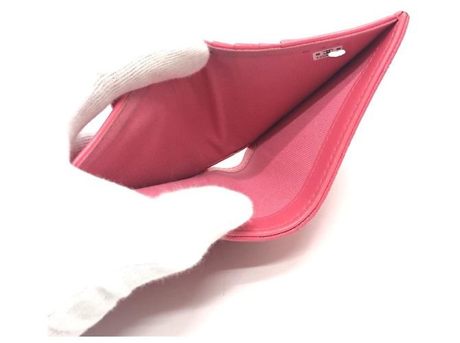 Billetera bi-fold Chanel rosa - vista 12