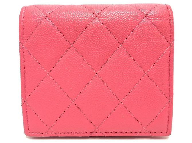 Billetera bi-fold Chanel rosa - vista 2