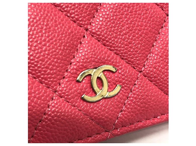 Billetera bi-fold Chanel rosa - vista 7
