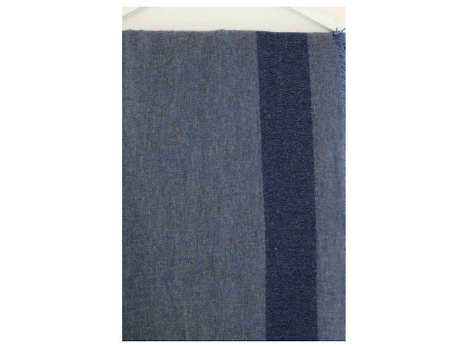 Eric Bompard Sciarpa in cashmere Blu - vista 2