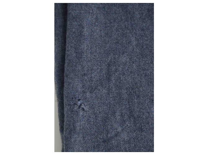 Eric Bompard Sciarpa in cashmere Blu - vista 5