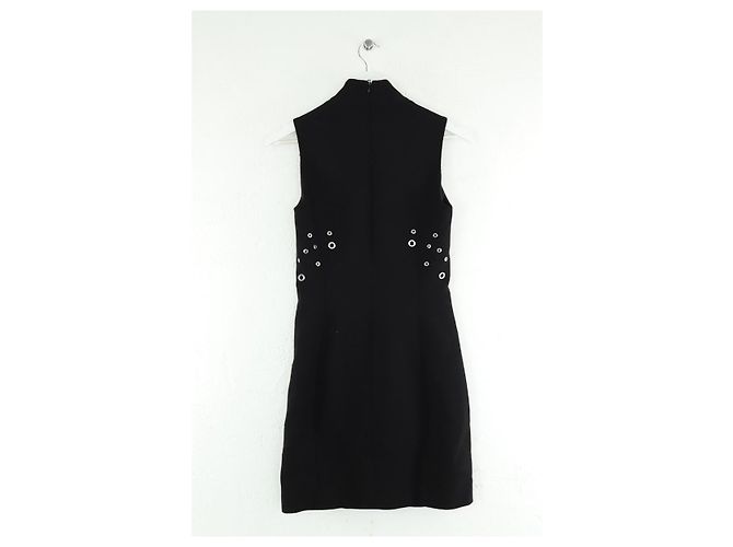 Thierry Mugler Wollkleid Schwarz - Ansicht 3