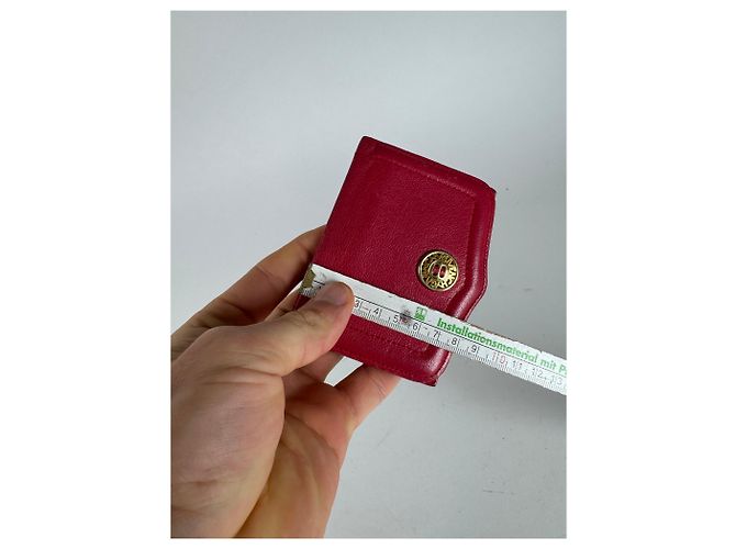 Vintage Givenchy Leather Card Holder Red - view 10