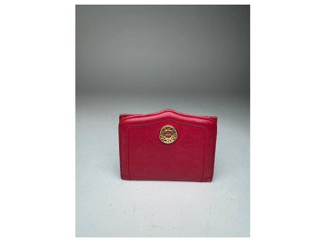 Vintage Givenchy Leather Card Holder Red - view 11
