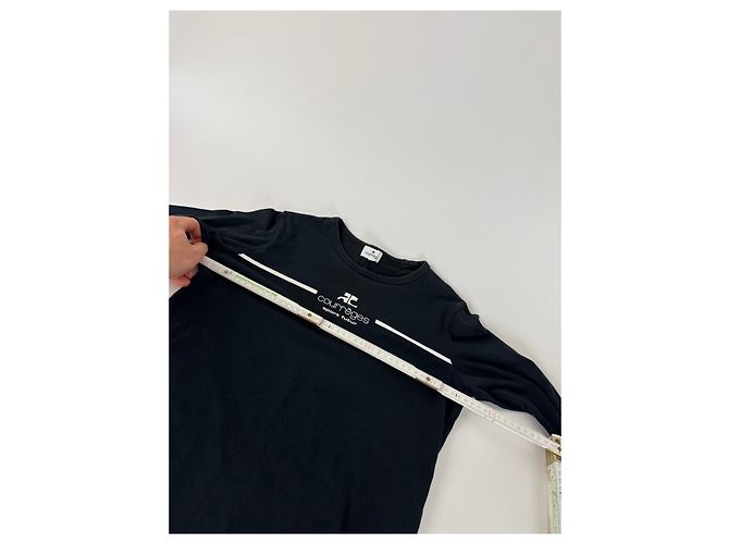 Pull vintage Courreges Paris Noir 38/M - vue 13