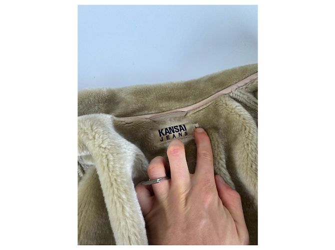Autre Marque Parka unisex vintage Kansai Yamamoto beige M/L - vista 8