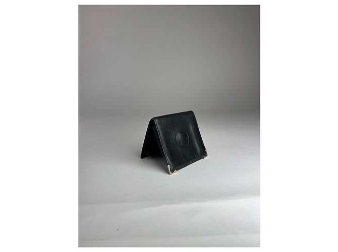 Céline Vintage Celine Paris Triomphe Leather Wallet black - view 10