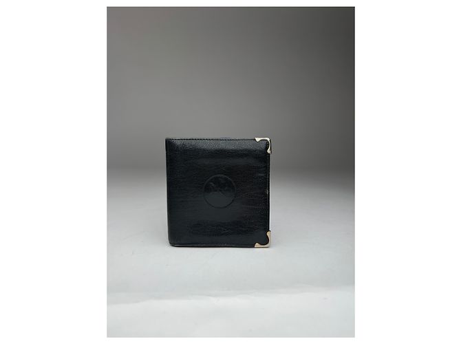 Céline Vintage Celine Paris Triomphe Leather Wallet black - view 3