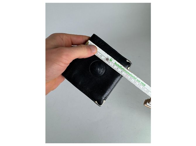 Céline Vintage Celine Paris Triomphe Leather Wallet black - view 8