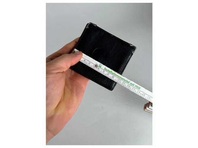 Céline Vintage Celine Paris Triomphe Leather Wallet black - view 9