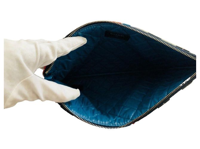 Chanel Clutch Paris Dubai in pelle d'agnello trapuntata multicolore - vista 11