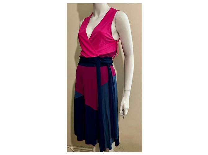 Diane Von Furstenberg Vestido envolvente Sady de DvF en rayón tejido Multicolor - vista 2