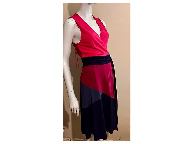 Diane Von Furstenberg Vestido envolvente Sady de DvF en rayón tejido Multicolor - vista 3