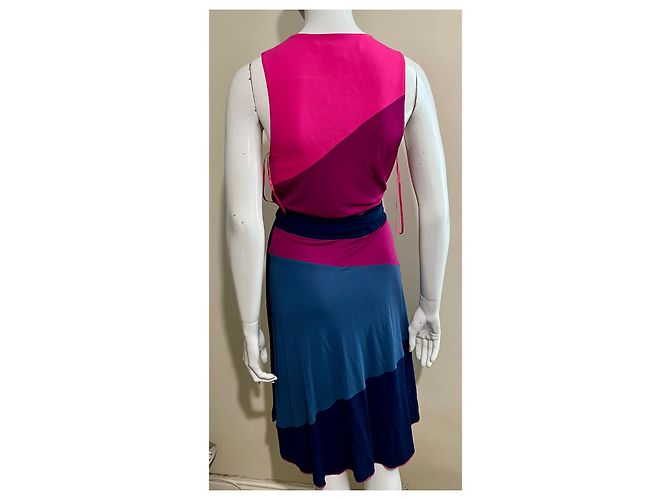 Diane Von Furstenberg Vestido envolvente Sady de DvF en rayón tejido Multicolor - vista 4