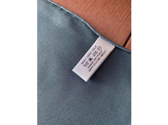 Dior Seidentuch New Look Muster 90x90 cm Schwarz Weiß Marineblau Dunkelgrün - Ansicht 6