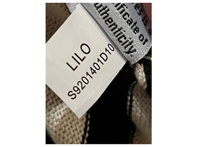 Diane Von Furstenberg Schwarzer und weißer Seidenstrick-Cardigan mit Gürtel DvF Lilo - Ansicht 4
