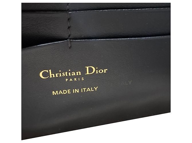 Bolso Saddle Mediano de Dior con Cadena en Lona Azul Marino - vista 7